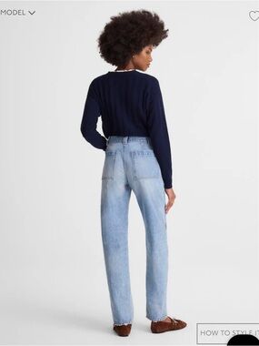 Madewell Balloons Jeans 31 Light Wash